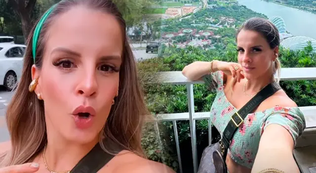 Alejandra Baigorria quedó en shock al conocer Singapur.