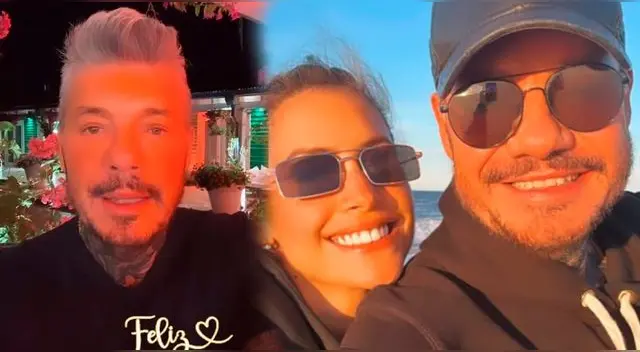 Marcelo Tinelli y Milett Figueroa juntos en Año Nuevo. Marcelo Tinelli y Milett Figueroa juntos en Año Nuevo.