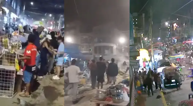 Incendio en Mercado Modelo de Chiclayo