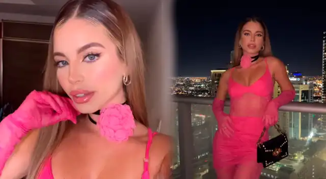 Flavia Laos pasa Año Nuevo muy bien acompañada.