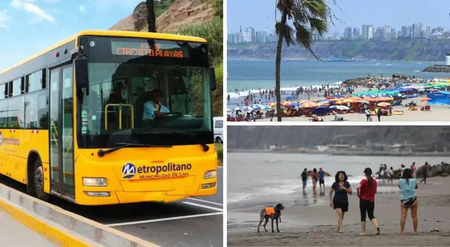 Este servicio especial del Metropolitano estará disponible por la temporada de verano 2024. Este servicio especial del Metropolitano estará disponible por la temporada de verano 2024.