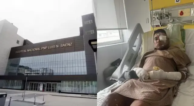 Los policías se encuentran en el hospital de la institución.