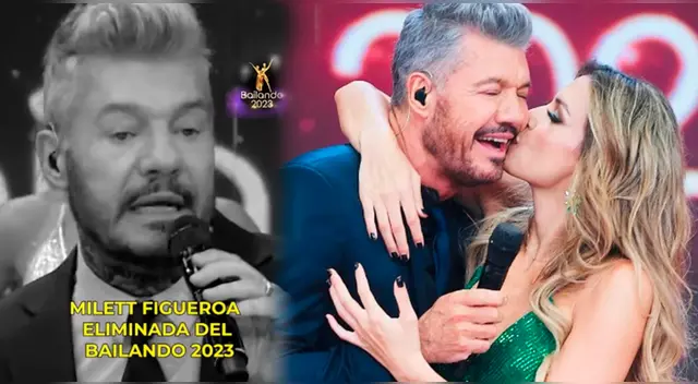 Marcelo Tinelli dice oficialmente que Milett Figueroa queda fuera del 'Bailando'.