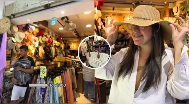 Joven peruana encuentra tienda de accesorios playeros para este verano 2024 en el Centro de Lima. Joven peruana encuentra tienda de accesorios playeros para este verano 2024 en el Centro de Lima.