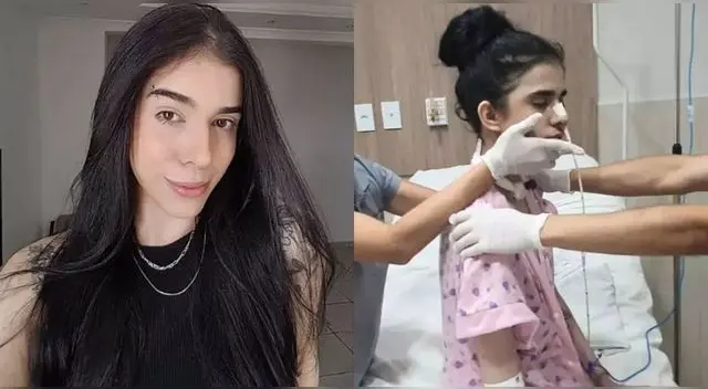 Thais Medeiros de Oliveira es una joven de 25 años que sufrió una reacción alérgica al oler un frasco de pimientos.