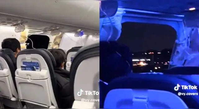 Ventana de avión se revienta en pleno vuelo y con 177 personas a bordo en Estados Unidos. Ventana de avión se revienta en pleno vuelo y con 177 personas a bordo en Estados Unidos.