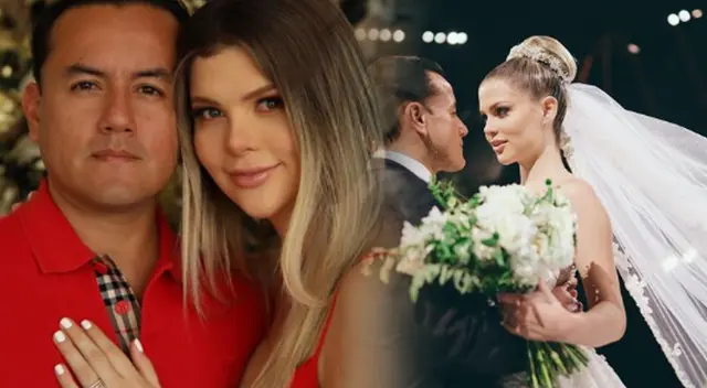 Richard Acuña se luce con detallazo para Brunella Horna por su primer año de casados.