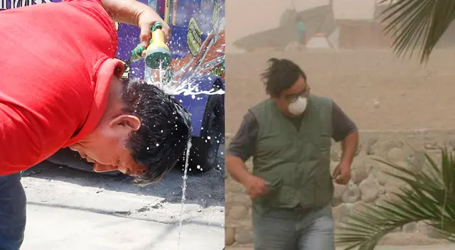 Pobladores de estas ciudades de la costa centro y costa norte soportarán altas temperaturas diurnas y vientos, indica Senamhi.