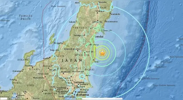 Temblor de magnitud 6 sacude el centro de Japón, pero no se reporta heridos ni daños.