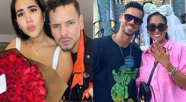 Melissa Paredes y Anthony Aranda se comprometieron en Disney el año pasado. Melissa Paredes y Anthony Aranda se comprometieron en Disney el año pasado.