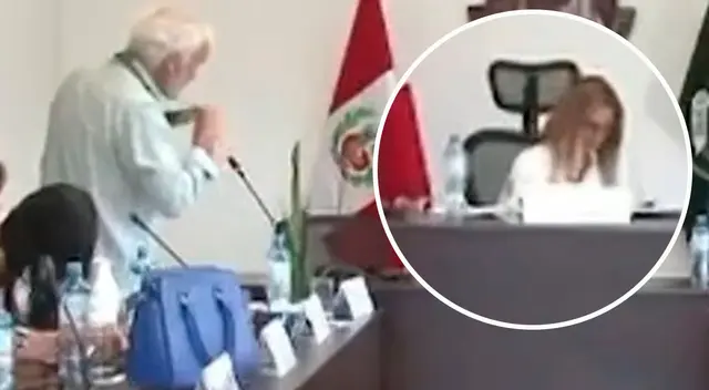 Teniente alcalde no soportó actitud de alcaldesa de San Isidro y renunció en vivo.