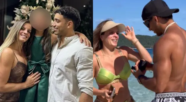 Said Palao y Alejandra Baigorria se comprometieron en Filipinas.