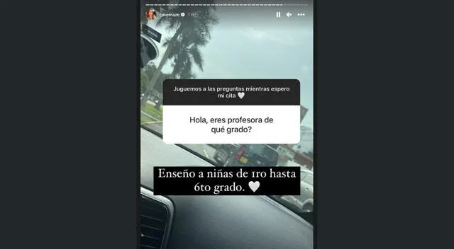 Cassandra Sánchez detalla sobre las clases que dicta. Fuente: Instagram.