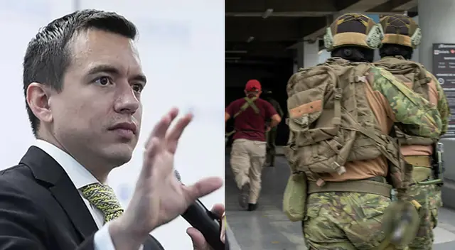 El presidente de Ecuador, Daniel Noboa, envió un comunicado en redes sociales.