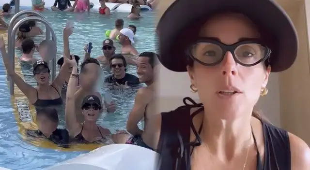 Rebeca Escribens disfrutó de viaje en crucero junto a sus amistades. Rebeca Escribens disfrutó de viaje en crucero junto a sus amistades.