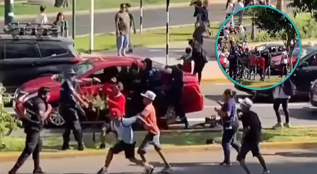 Extranjeros agreden a serenos de Jesús María porque no los dejaron trabajar. Extranjeros agreden a serenos de Jesús María porque no los dejaron trabajar.