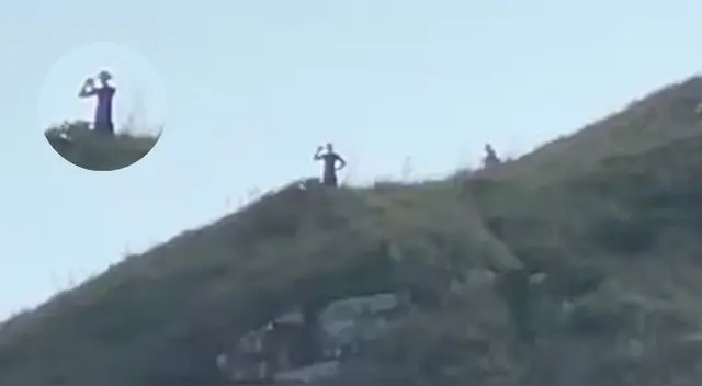 Dos "seres extraños" de más de 3 metros de altura aparecen en isla de Brasil y video es viral en redes sociales.