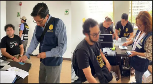 Fiscalía allanó tres inmuebles de una banda de extorsionadores