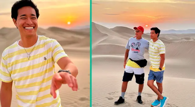 Tony Succar se encuentra visitando Perú junto a su padre. Tony Succar se encuentra visitando Perú junto a su padre.