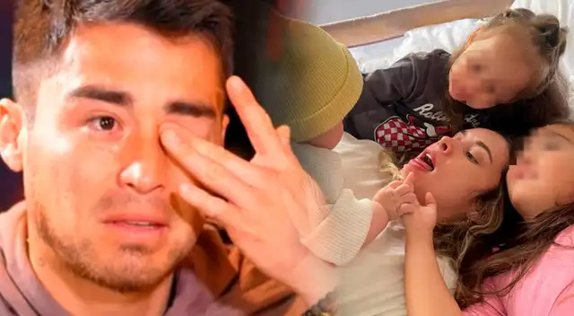 Rodrigo Cuba disfruta de su hijas. Rodrigo Cuba disfruta de su hijas.