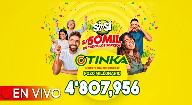 El pozo millonario de la Tinka se sorteó este miércoles 17 de enero a las 10:50 p.m.