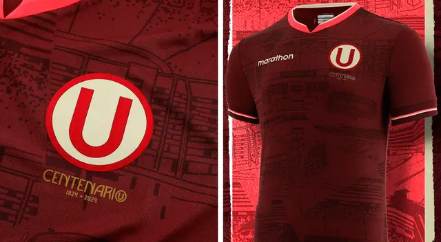 Universitario de Deportes presentó su camiseta alternativa por el centenario del club. Universitario de Deportes presentó su camiseta alternativa por el centenario del club.