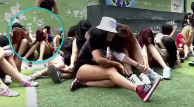 Mujeres que fueron halladas en discoteca de SJL se ríen de las autoridades. Mujeres que fueron halladas en discoteca de SJL se ríen de las autoridades.