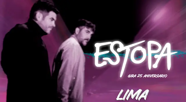 Estopa regresa a Perú por su 25 aniversario. Estopa regresa a Perú por su 25 aniversario.