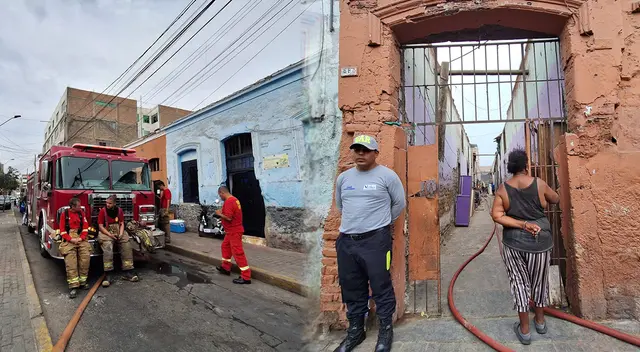Quinta en La Victoria casi es consumida por el fuego, pero bomberos lograron controlarlo.