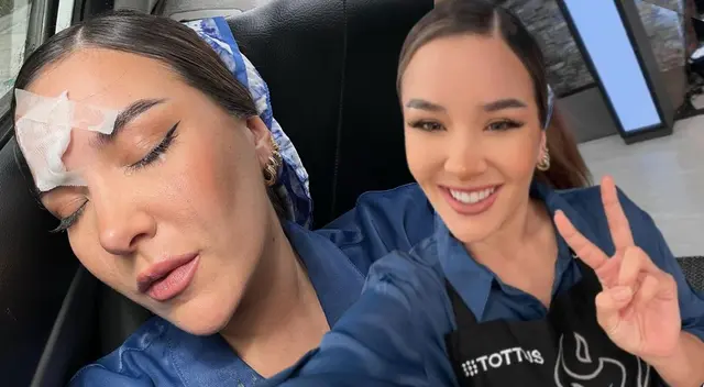 Alessandra Fuller llora por accidente en El Gran Chef Famosos. Alessandra Fuller llora por accidente en El Gran Chef Famosos.