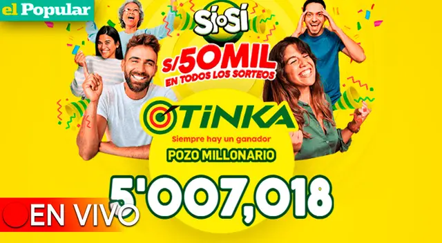 La Tinka este domingo 21 de enero de 2024.