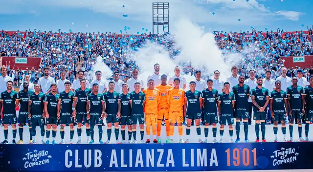 Alianza Lima presentó a su plantel a todo el pueblo de Trujillo.