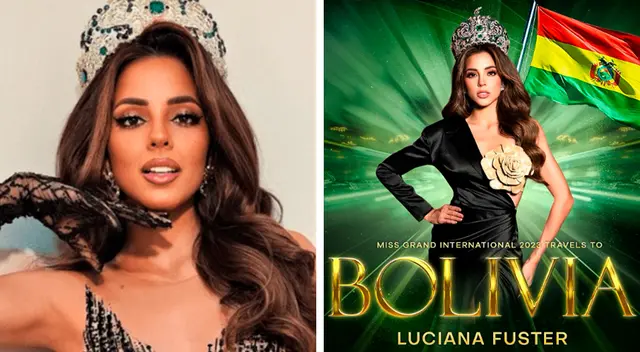 Luciana Fuster presente en la final de Miss Hispanoamérica