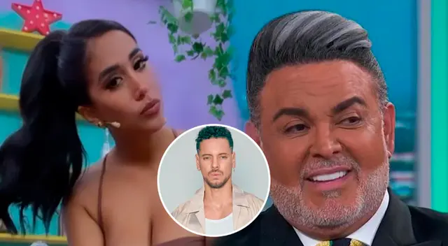 Melissa Paredes se rio cuando Andrés Hurtado le preguntó si se veía hasta viejitos con Anthony Aranda.