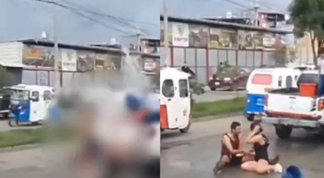 Así terminaron, en el piso. ¿Seguirán con ganas de mojar a la gente? Así terminaron, en el piso. ¿Seguirán con ganas de mojar a la gente?