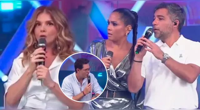 Johanna San Miguel cuadra a Katia Palma y Cristian Rivero por tardanza.