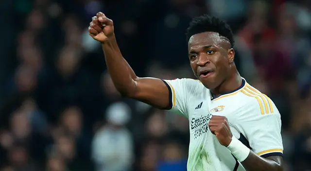 Real Madrid empató a Las Palmas con gol de Vinicius Jr..