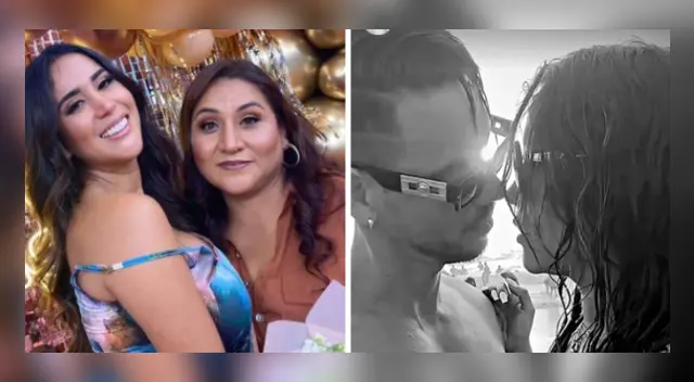 Celia Rodríguez disfruta con Melissa Paredes y Anthony Aranda tras reconciliación.