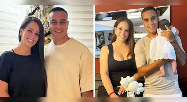 Melissa Klug y Jesús Barco felices en los 2 meses de su bebé.