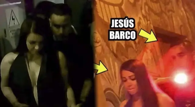 Melissa Klug y Jesús Barco captados juntos el fin de semana.