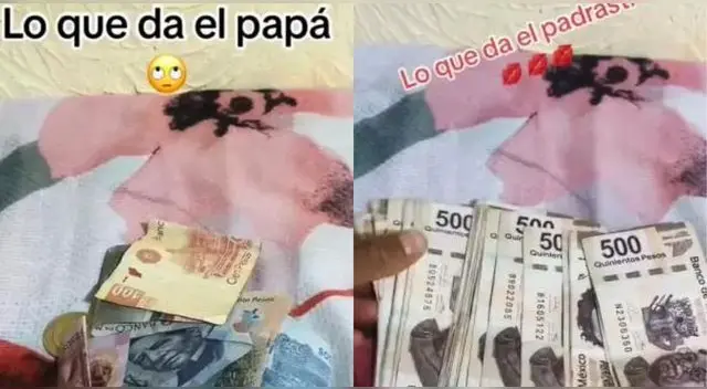 Madre compara el dinero que le da el padre biológico de su hijo con el del padrastro y es viral en TikTok.