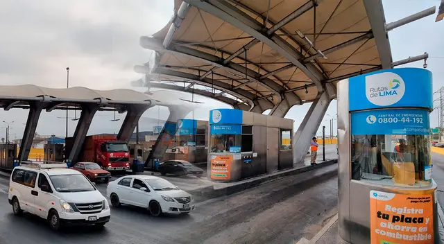 Se suspendió temporalmente el cobro de peajes en la garita de Puente Piedra, según Rutas de Lima.