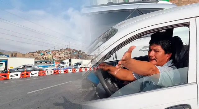 Rutas de Lima bloquea la Panamericana Norte ante no poder realizar el cobro de peajes en Puente Piedra.