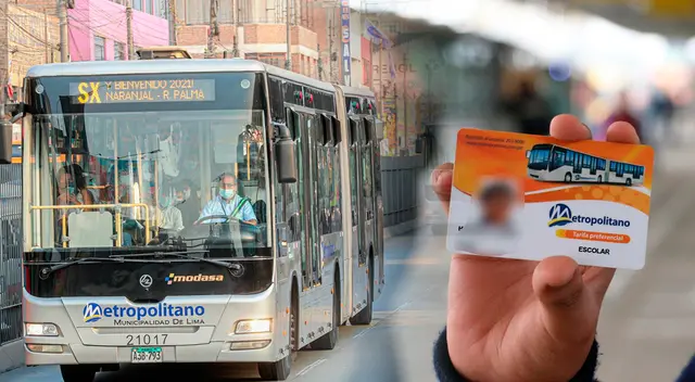 Conoce cómo tramitar la tarjeta preferencial para escolares del Metropolitano 2024.