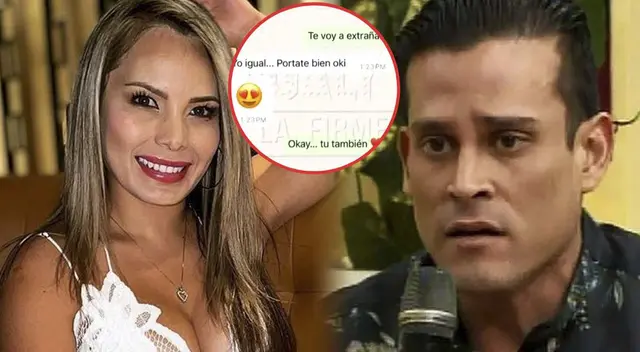 Mary Moncada y Christian Domínguez conversaban desde julio.