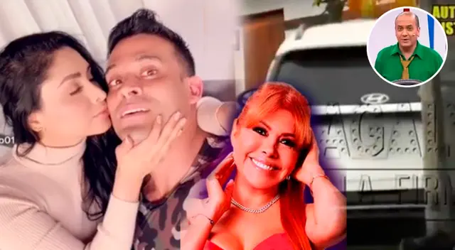 Domínguez no estaba solo cuando vio el ampay de Magaly Medina.