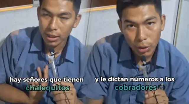 Cobrador peruano rompe con el misterio y revela función de dateros. Cobrador peruano rompe con el misterio y revela función de dateros.