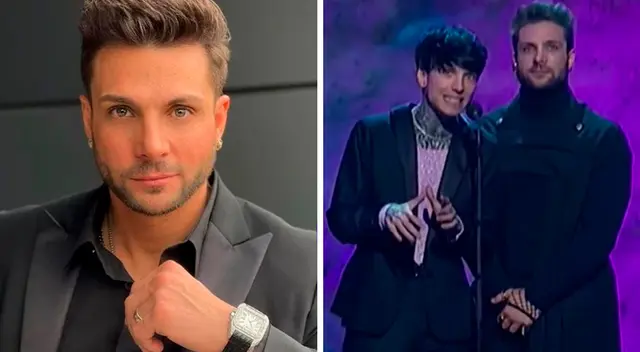 Nicola Porcella se luce como presentador junto a Cry en los TikTok Awards