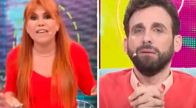 Magaly Medina arremete contra Rodrigo González. Magaly Medina arremete contra Rodrigo González.