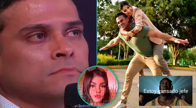 Christian Domínguez nuevamente ampayado. Christian Domínguez nuevamente ampayado.